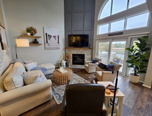 COZY COASTAL: A LAKE BARRINGTON LIVING ROOM MAKEOVER