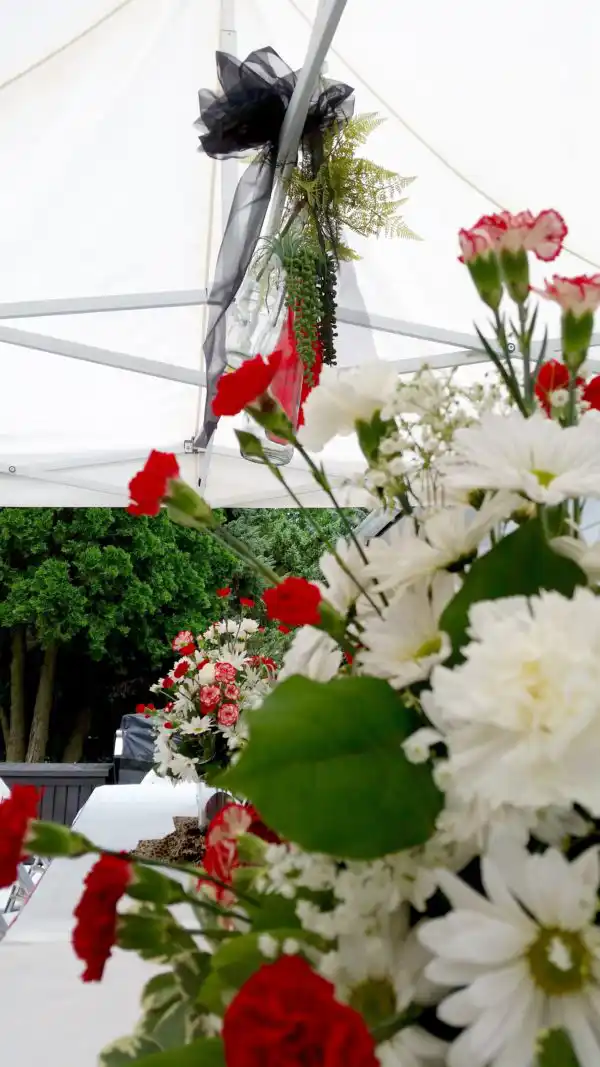 Wedding floral arrangements