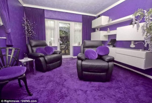 Purple Nightmare Room