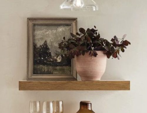 Floating Wood Shelves