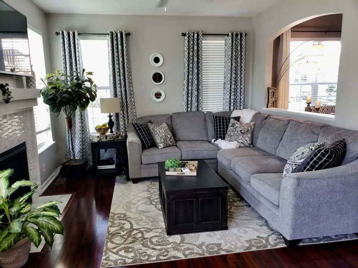 Cozy sitting room makeover